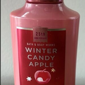 Bath & Body Works Winter Candy Apple Lotion - Red and Pink